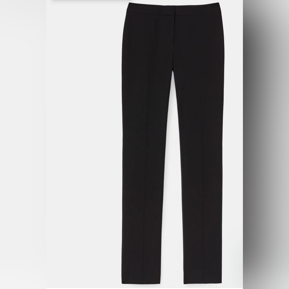 $598 Lafayette 148 New York Slacks Blk Sz.10 Pristine - Picture 2 of 11